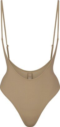 Signature Swim Open Bust One Piece | Desert