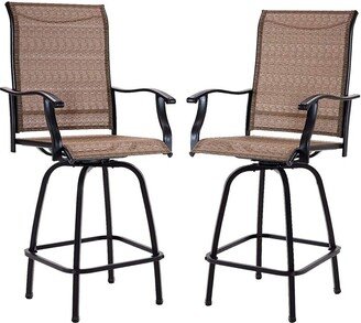 ixir High Seating Swivel Patio Bar Stool Chair