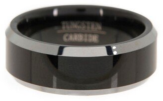 ED JACOBS NYC Beveled Edge Tungsten Band Ring