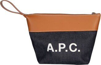 Axelle Denim Clutch