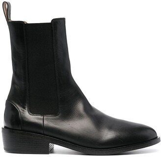 mid-calf Chelsea boots