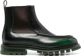 ombré-effect leather Chelsea boots