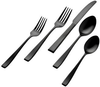 18/10 Lowell Black 20 Piece Flatware Set