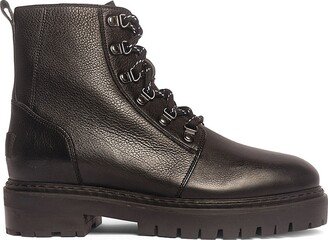 Sophia Leather Combat Boots