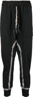 Zip-Embellished Tapered Trousers-AA