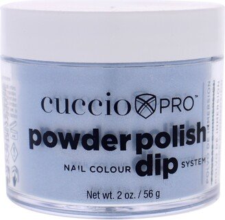 Pro Powder Polish Nail Colour Dip System - Blue with Blue Mica by Cuccio Colour for Women - 1.6 oz Nail Powder