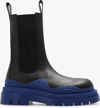 ‘Tire’ Platform Chelsea Boots - Black