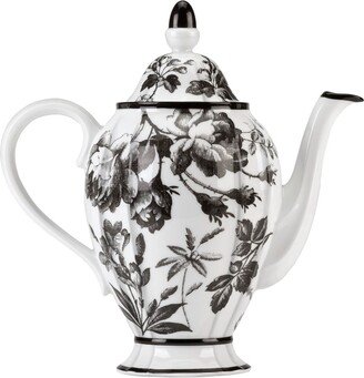 Herbarium floral-print coffee pot