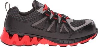 Men's Zigkick Work Shoe - Wide In Black/red