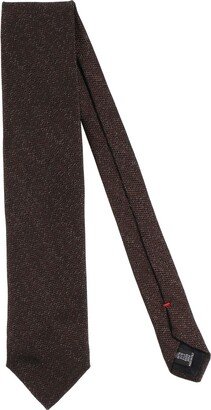 FIORIO Ties & Bow Ties Dark Brown-AE