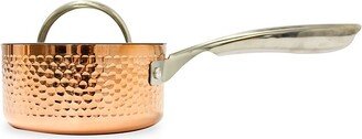 Copper Tri-Ply 5.5-Inch Covered Saucepan