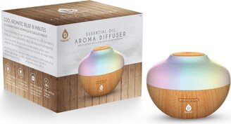 300ml Aromatherapy Essential Oil Diffuser Moisturizes Air & Skin, 7 Color Changing Led Lights Waterless Auto Shut-Off