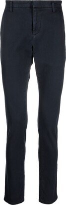 Slim-Cut Leg Trousers-AN