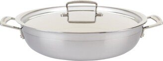 3-Ply Stainless Steel Shallow Casserole Dish And Lid (30Cm)