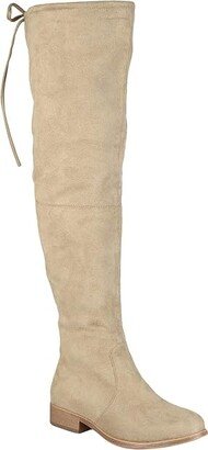 Mount Boot - Wide Calf (Taupe) Women's Shoes