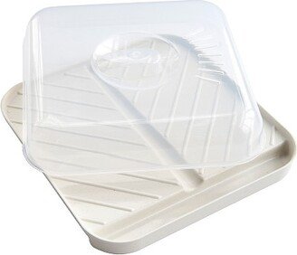 Microwave Slanted Bacon Tray With Lid