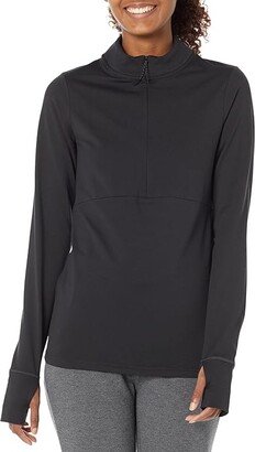 Ice Flow 1/2 Zip (Black) Women's Clothing