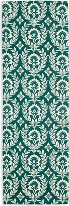 Leaf-Print Cotton Runner