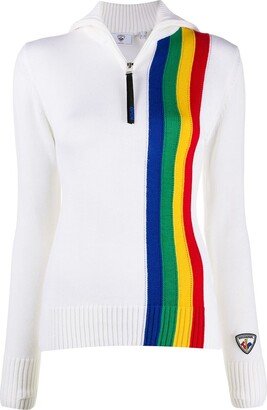 x JCC striped zip jumper-AA