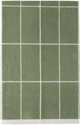 Baina Green & White Bethell Bath Towel