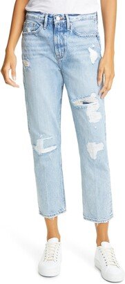 Le Piper High Waist Crop Straight Leg Jeans