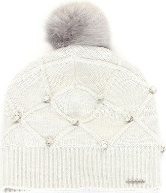 Imperfect White Acrylic Women's Hat