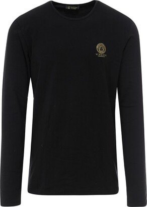 Medusa Printed Long-Sleeved T-Shirt-AB