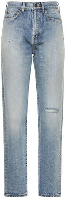 Slim fit denim jeans-AH