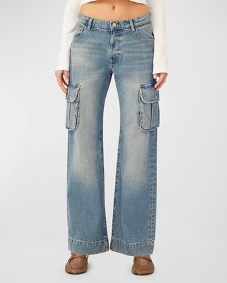 Zoie Wide-Leg Low-Rise Relaxed Vintage Jeans