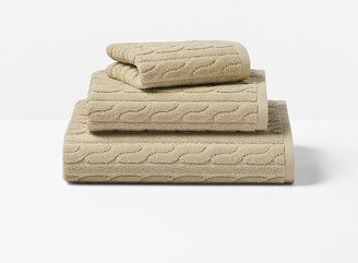 Ralph Lauren Sanders Cable Bath Towels-AD