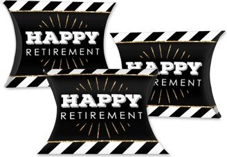 Big Dot of Happiness Happy Retirement - Favor Gift Boxes - Retirement Party Petite Pillow Boxes - Set of 20