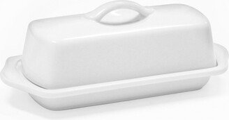 Ceramic 8.5 Butter Dish - White