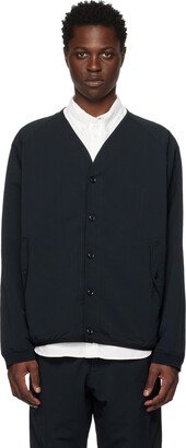 Black Y-Neck Cardigan-AC