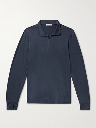 Everyday Stretch-Jersey Half-Zip Top