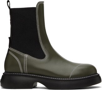 Green Everyday Mid Chelsea Boots