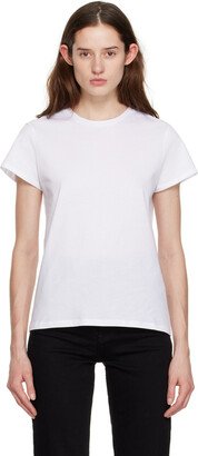 White Soft Cap Sleeve T-Shirt