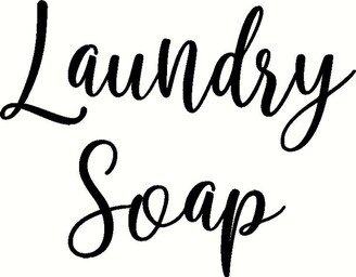 Laundry Soap Label Decal/Room Decor Sticker Organization Labels