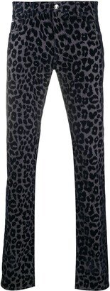 Leopard Print Jeans