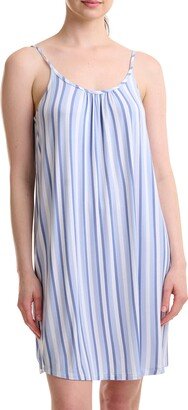 Stripe Strappy Knit Chemise