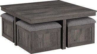 Mizo 5 Piece Coffee Table Set-AB