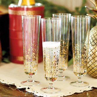 Set of 4 Bunny Williams Bubbly Glasses