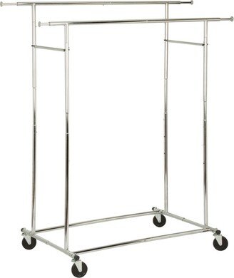 Dual Bar Adjustable Garment Rack