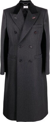 Double-Breasted Wool Coat-CV