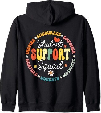 Groovy Student Support Squad or Team Groovy Student Support Squad Advisor Appreciation Week Zip Hoodie