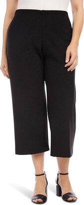 Cropped Pants (Black) Women's Jumpsuit & Rompers One Piece