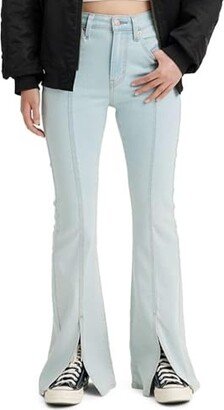 Women's 726 High Rise Flare Split Hem Jeans-AE