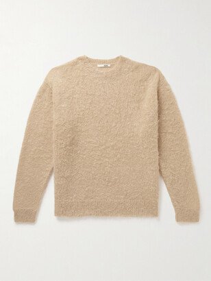 Brushed Mohair and Wool-Blend Sweater