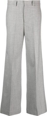 High-Waist Wide-Leg Tailored Trousers-AG