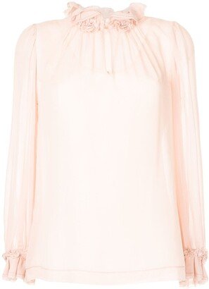 SHIATZY CHEN Frilled Long-Sleeve Blouse