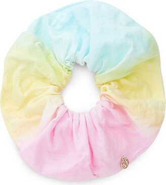 Gradient-Effect Cotton Scrunchie